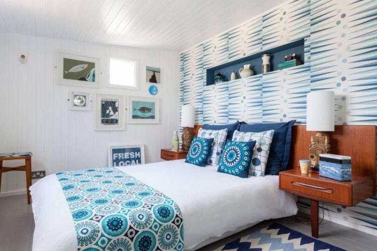 Обои для спальни в скандинавском стиле