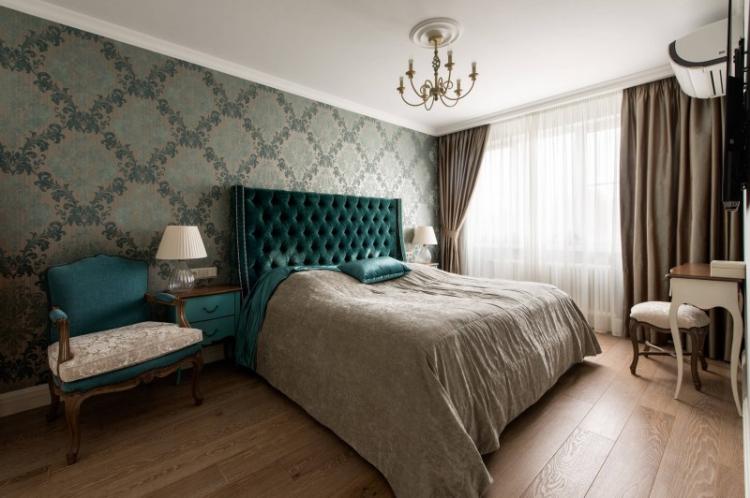 Зеленый - Цвет обоев для спальни