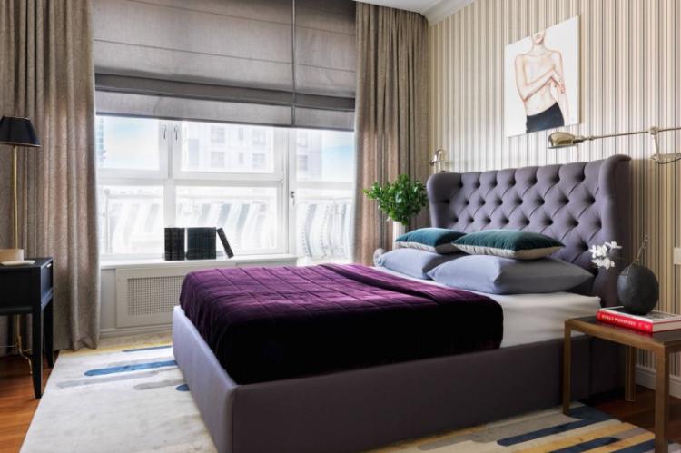 Рисунок и дизайн обоев для спальни