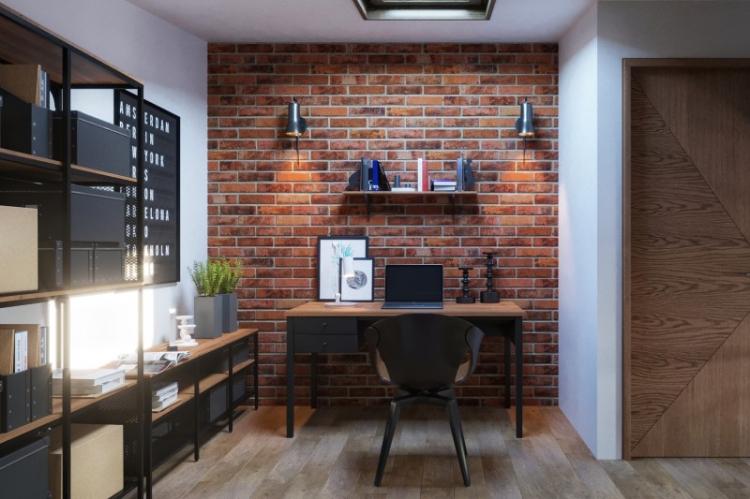 Особенности дизайна - Обои под кирпичную кладку