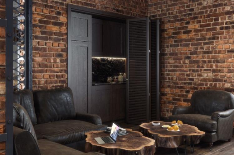 Кантри - Обои под кирпичную кладку в разных стилях