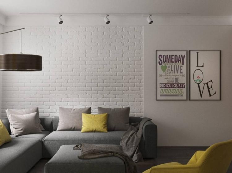 Обои под кирпичную кладку - фото