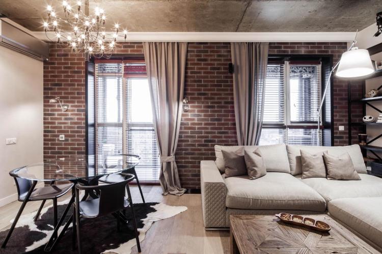 Обои под кирпичную кладку - фото