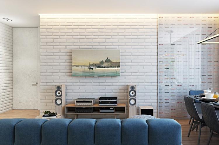 Обои под кирпичную кладку - фото