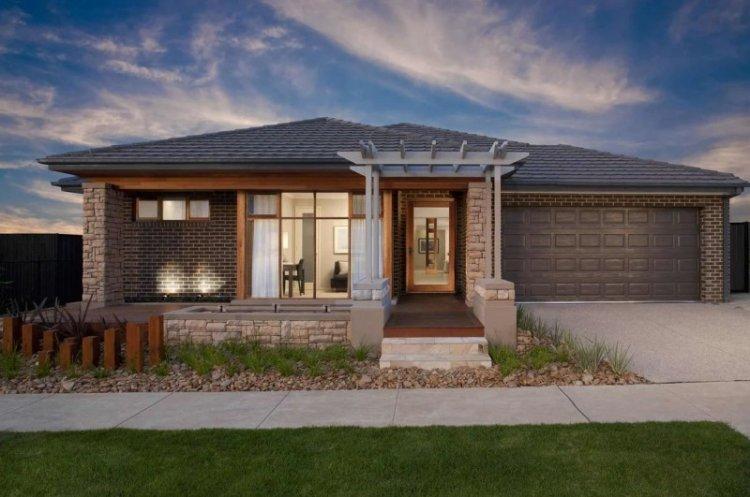 Одноэтажный дом с гаражом - проекты и фото