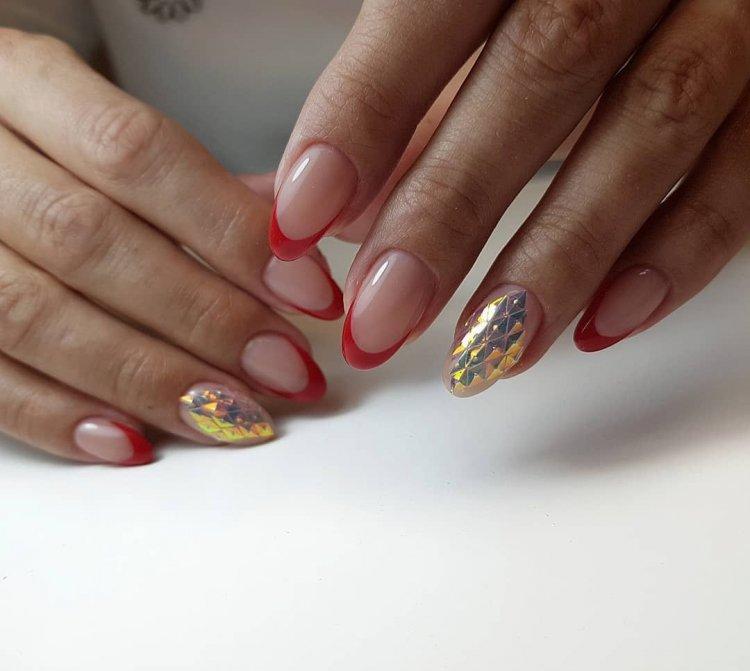 Осенний френч 2020 - фото