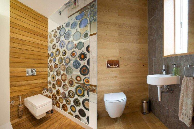 Особенности помещения - Отделка стен в туалете