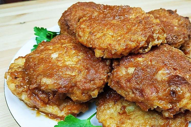 Овощные котлеты из лука - рецепты