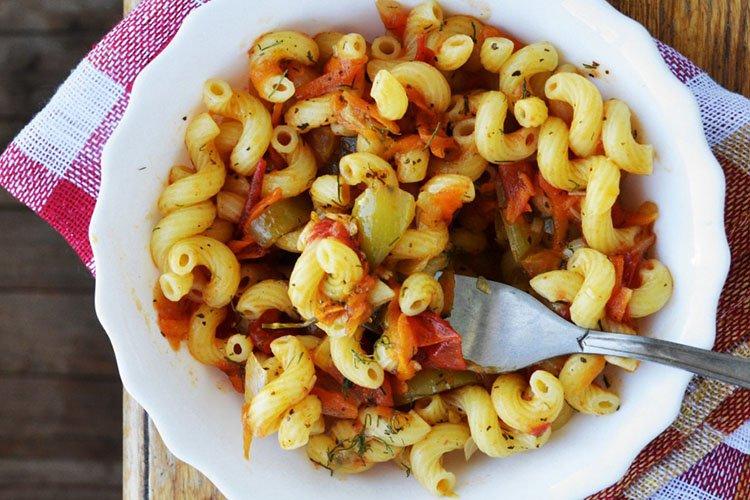 Паста Морской закат с морепродуктами - рецепты