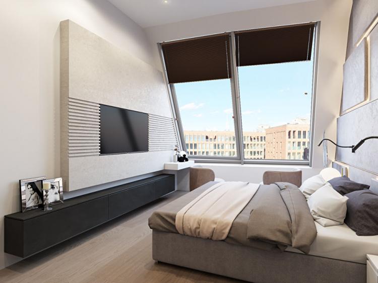 Пентхаус в ЖК «Садовые Кварталы» - дизайн интерьера