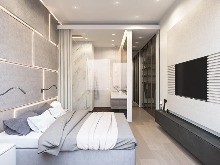 Пентхаус в ЖК «Садовые Кварталы» - дизайн интерьера