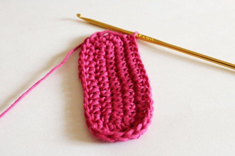 Подошва для пинеток - Пинетки крючком для новорожденных