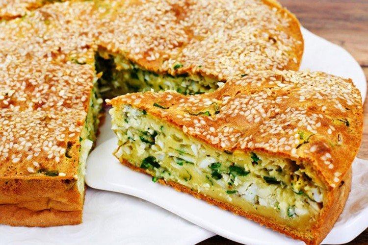 Пирог с курицей и яйцами - рецепты
