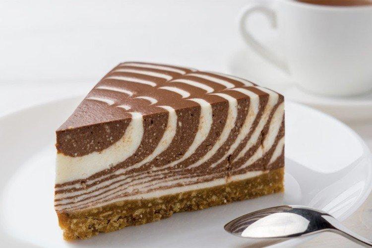 Пирог «Зебра» классический на твороге - рецепты