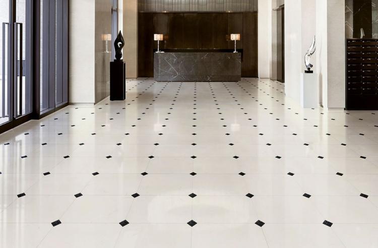 Сатиновая текстура - Плитка для пола в прихожей