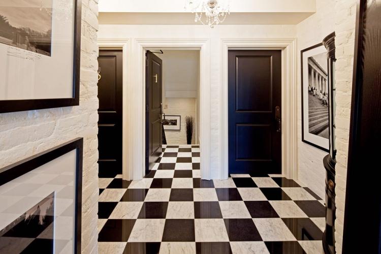 Плитка для пола в прихожей - фото