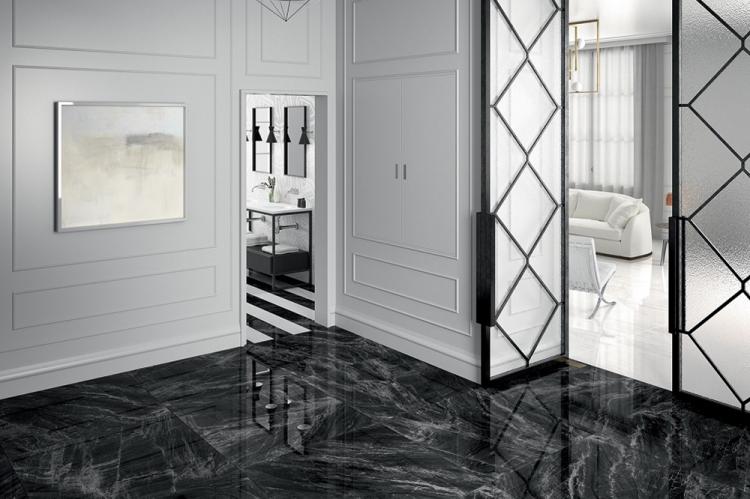 Плитка для пола в прихожей - фото