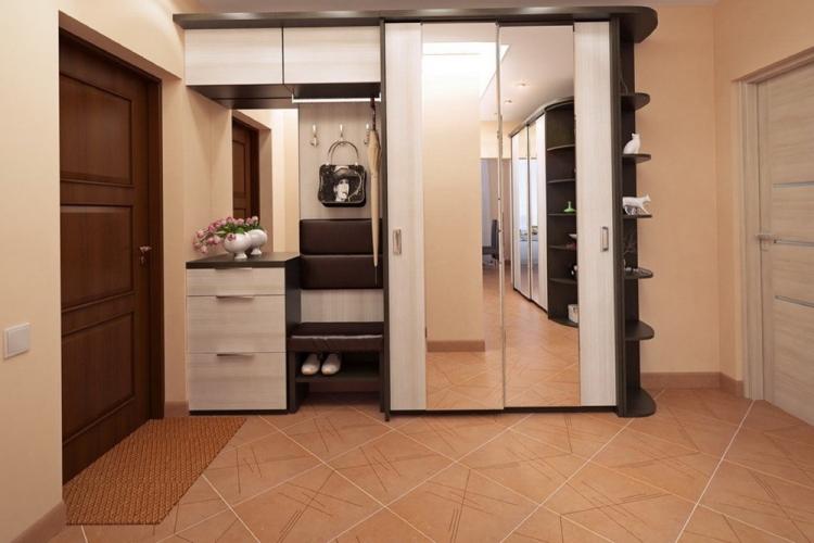 Плитка для пола в прихожей - фото