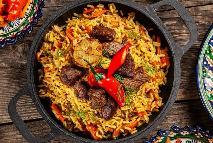 Узбекский плов из свинины - рецепты