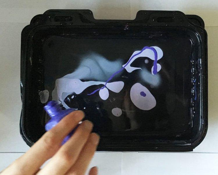 Мраморная чашка - Подарки на Новый год 2020 своими руками