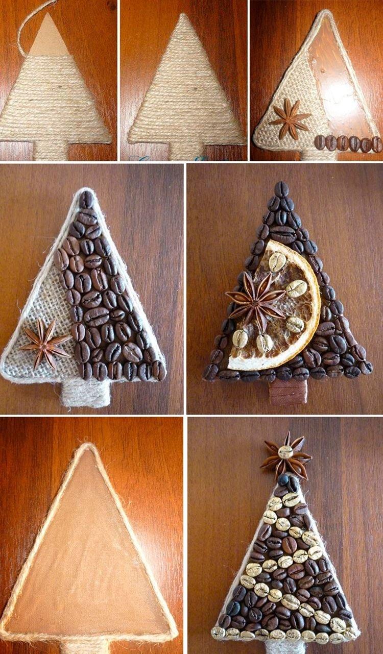 Кофейная елочка - Подарок маме на Новый год своими руками