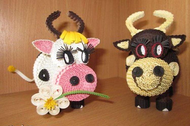 Поделка бычок на Новый год 2021 своими руками - фото и идеи