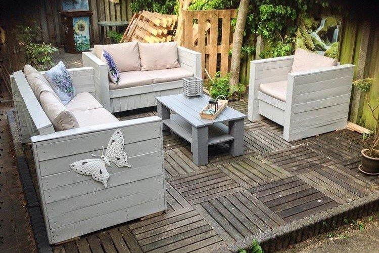 Мебель из поддонов - Поделки для дачи и сада своими руками