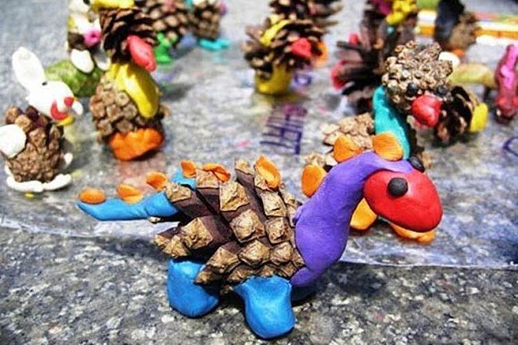 Поделки из природных материалов для детей 5-6 лет