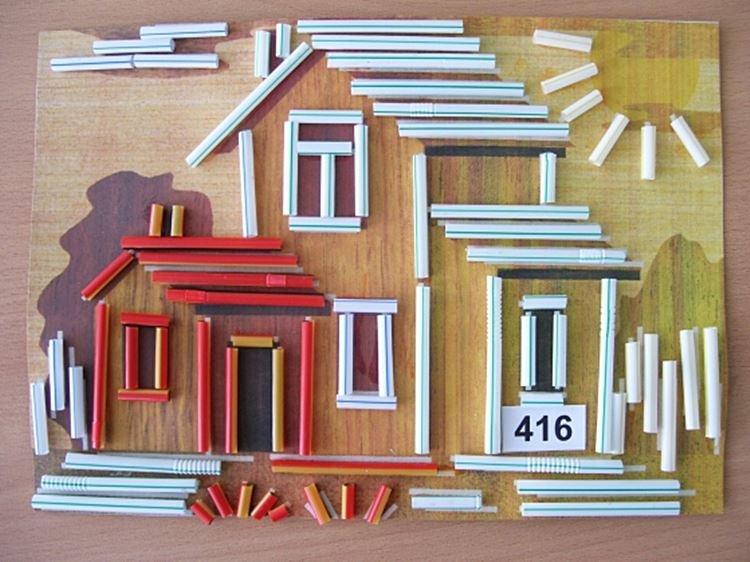 Конструктор из трубочек - Поделки для детей 5-6 лет