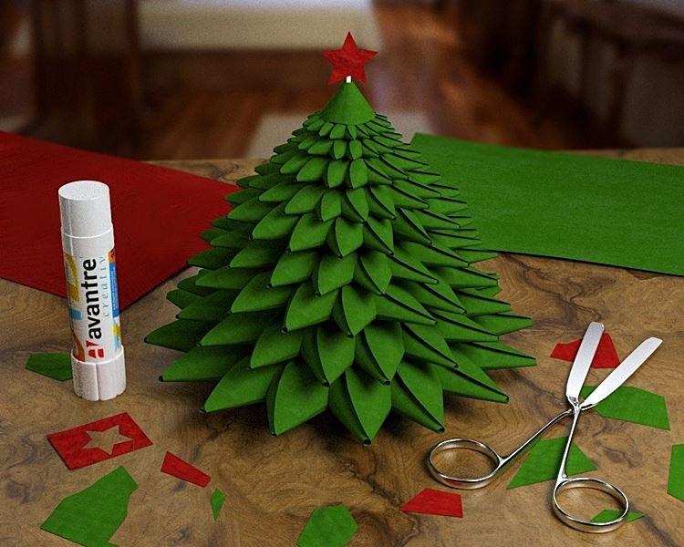 Поделки из бумаги на Новый год 2021 своими руками – фото и идеи