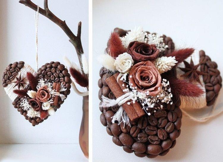 Поделки из кофейных зерен своими руками - фото и идеи
