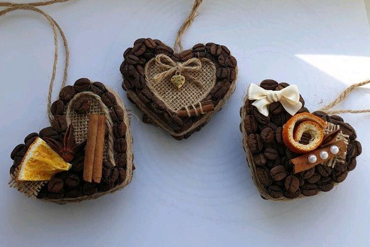 Поделки из кофейных зерен своими руками - фото и идеи