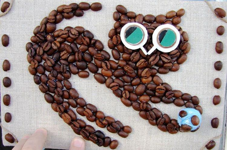 Поделки из кофейных зерен своими руками - фото и идеи