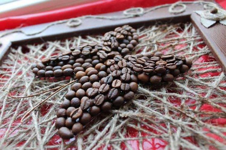 Поделки из кофейных зерен своими руками - фото и идеи