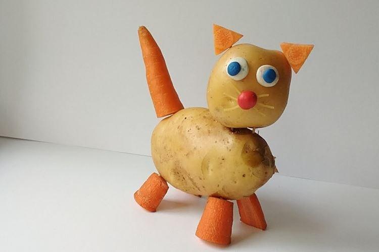 Поделки из овощей для детского сада - фото и идеи