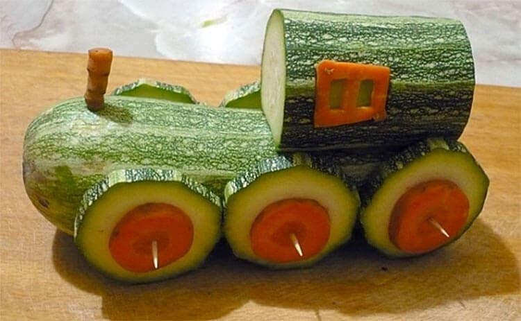 Поделки из овощей для детского сада - фото и идеи