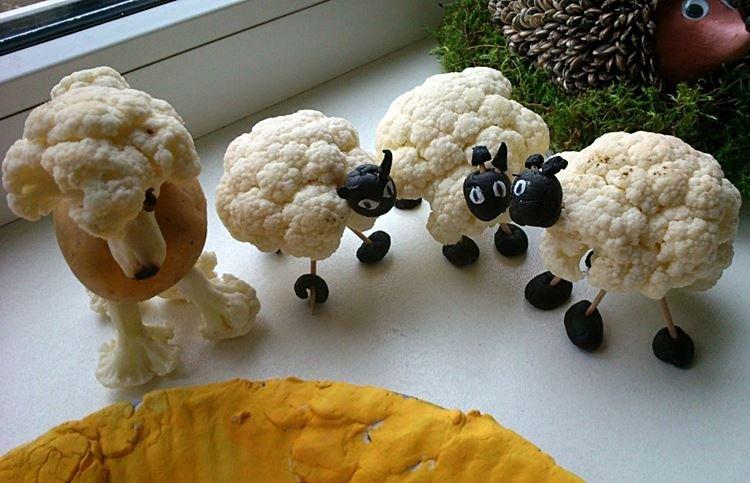 Поделки из овощей для детского сада - фото и идеи