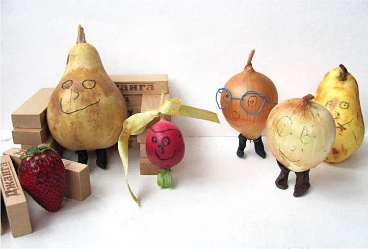 Поделки из овощей для детского сада - фото и идеи