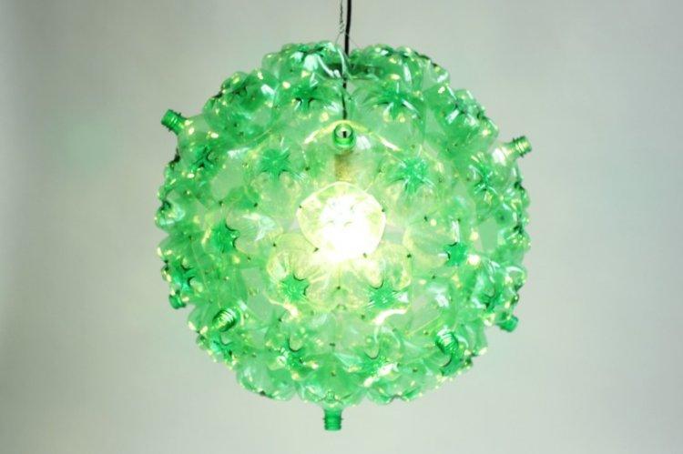 Светильники и абажуры - Поделки из пластиковых бутылок своими руками