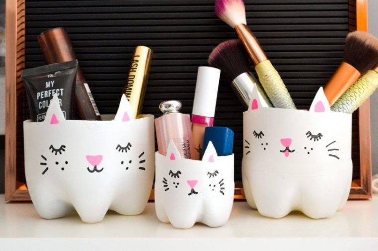 Подставки и органайзеры - Поделки из пластиковых бутылок своими руками