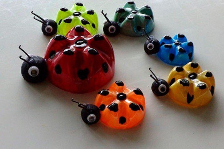 Декоративные фигурки - Поделки из пластиковых бутылок своими руками