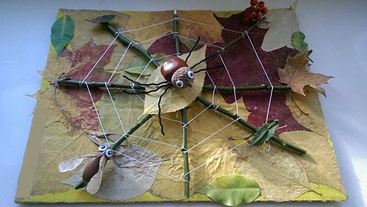 Поделки из природного материала для начальной школы - фото и идеи