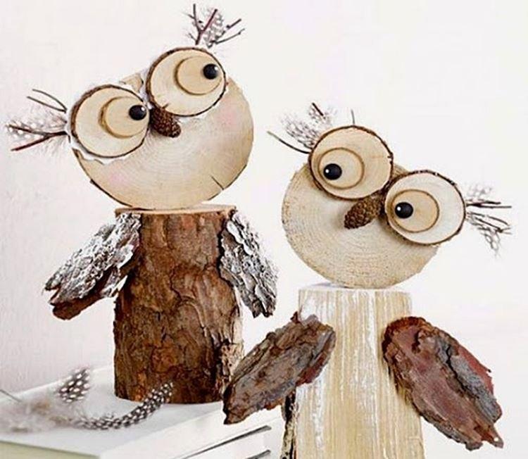 Поделки из природного материала для начальной школы - фото и идеи