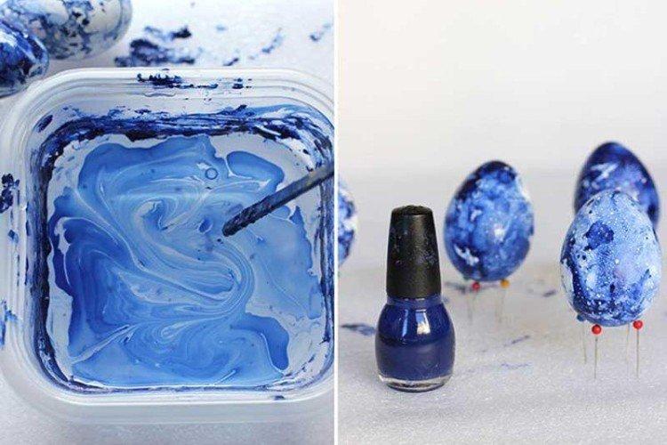 Акварельные яйца - Поделки к Пасхе своими руками