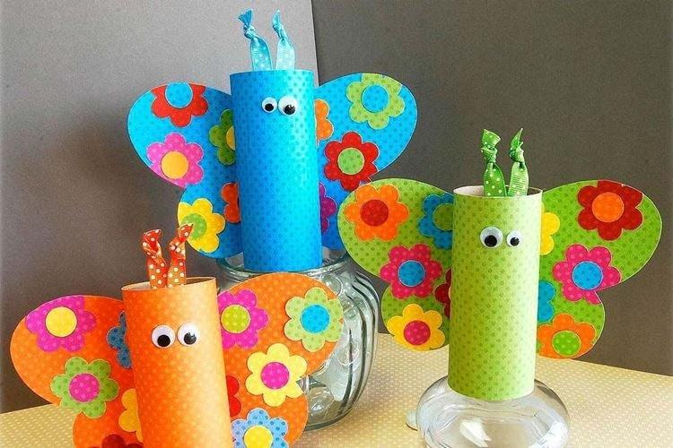 Поделки из втулок в детский садик своими руками