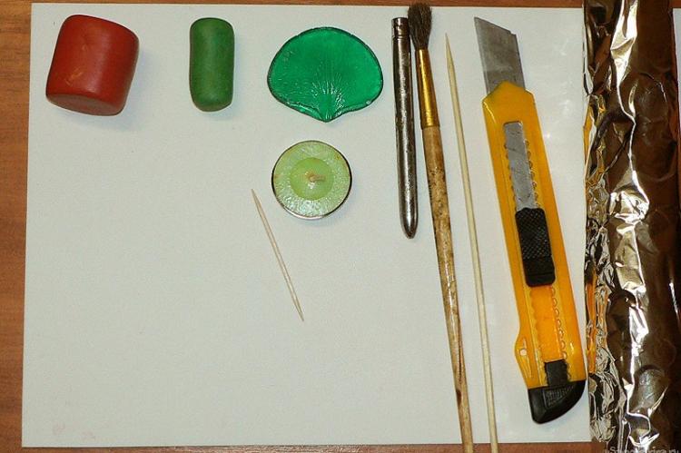 Подсвечник-тыква - Подсвечники из полимерной глины своими руками