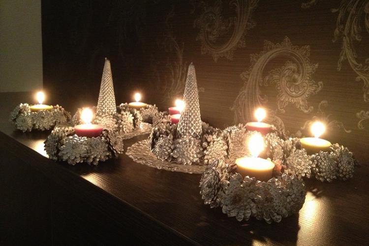 Подсвечники своими руками - фото-идеи