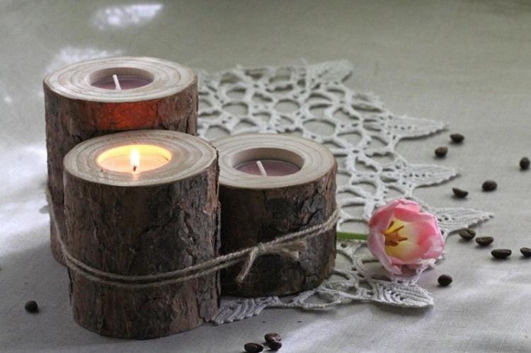 Подсвечники своими руками - фото-идеи