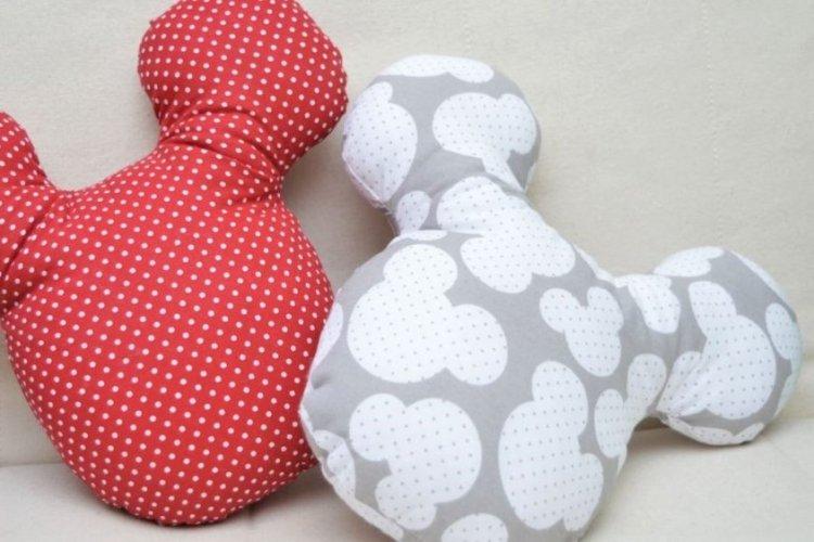 Подушка Мышка «Микки Маус» своими руками