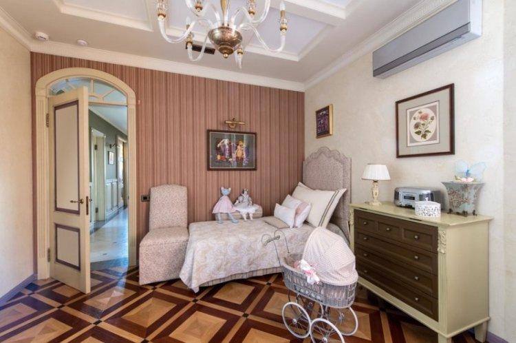 Фигурные потолки из гипсокартона в детской комнате